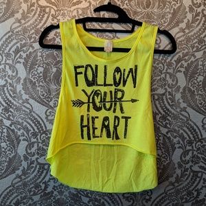 Gem studded crop Blink tank